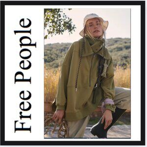 Free People Movement Venture Pullover Army